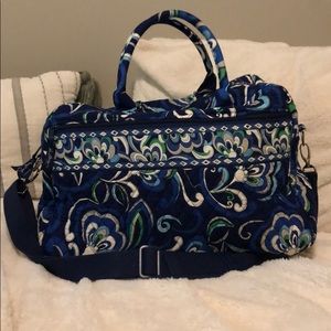 Vera Bradley Weekender - Mediterranean Blue